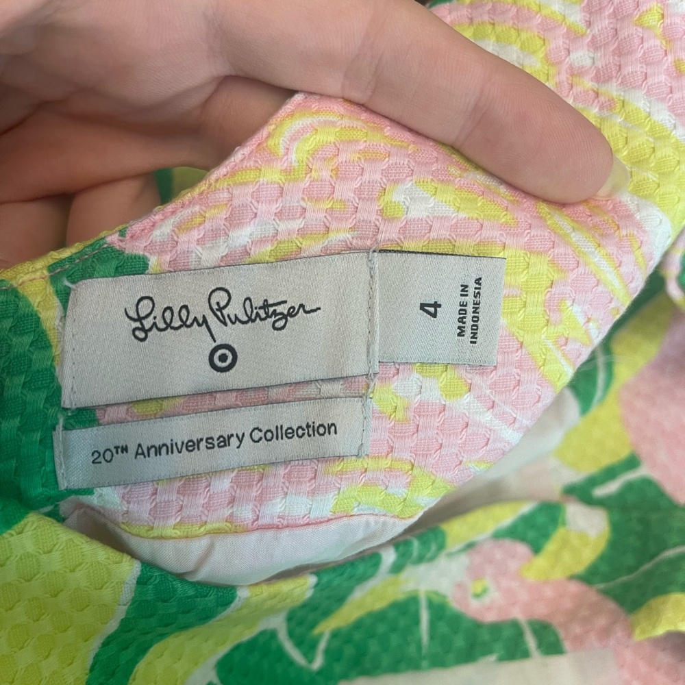 Lilly Pulitzer Sheath Dress Size 4 Fan Dance - Picture 4 of 4